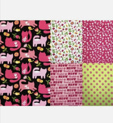 Oh Happy Day Fat Quarters Bundle par Anna Bella 5 pièces (2628-00)